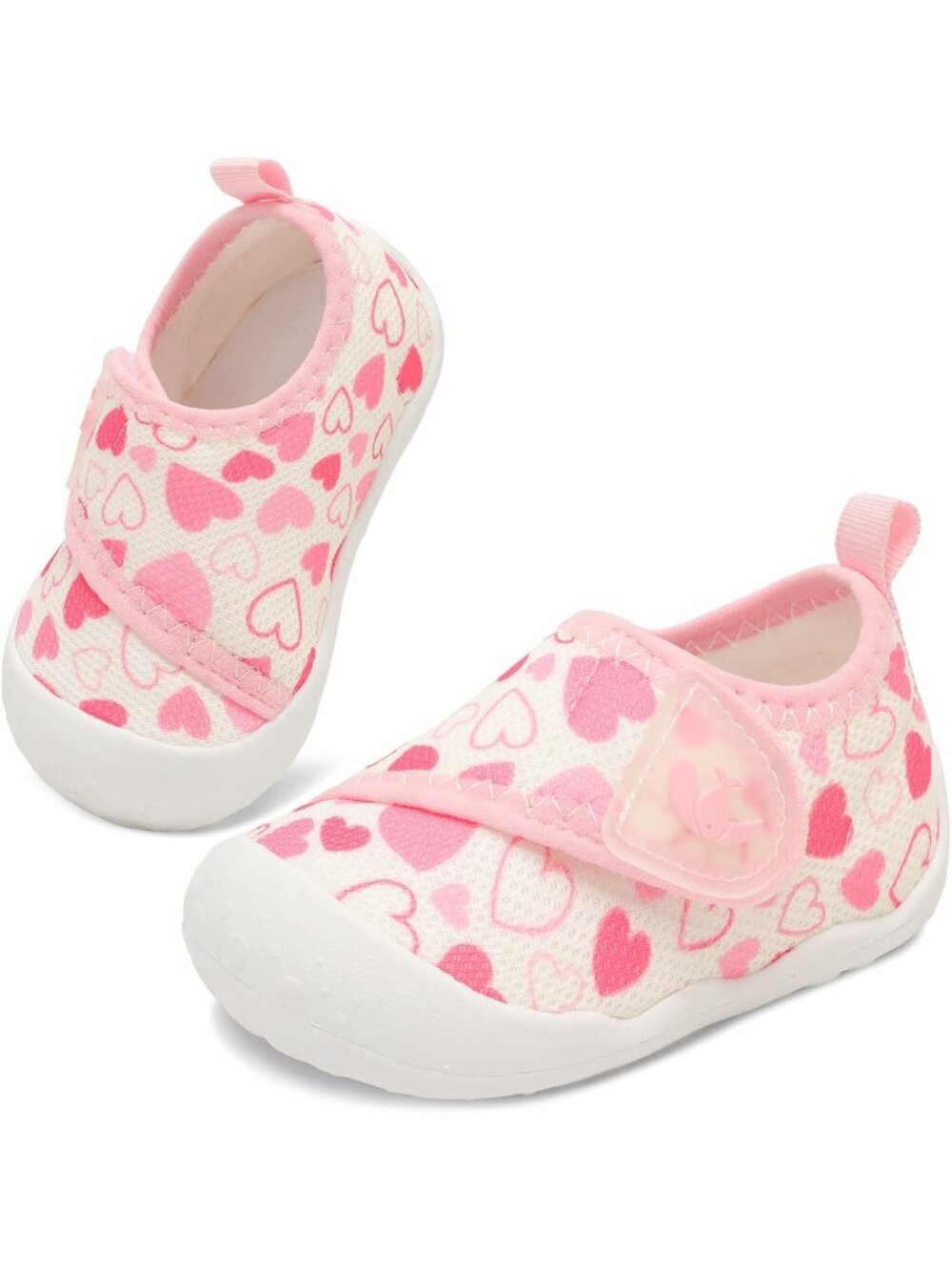 Baby Pink Knit Walking Shoes Wide Shoes Infant Newborn Crib Barefoot Sneakers
